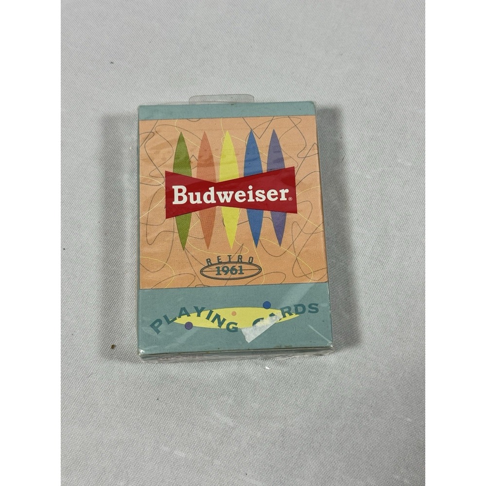 Sealed Budweiser‎ Retro 1961 Playing Cards